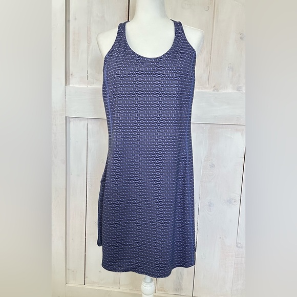 WORN 1x: Athleta Activewear Tennis‎ Dress w/ Sports Bra & Pockets L Almost NWOT - Picture 1 of 9